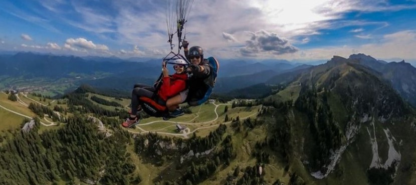 Tandem Paragliding Brauneck - Gleitschirmfliegen